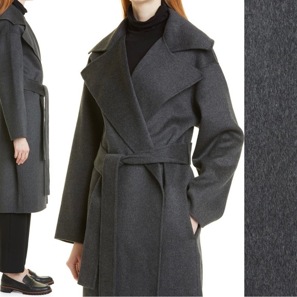 Nordstrom Jackets & Blazers - NEW Nordstrom Signature Waterfall Lapel Double Face Wool & Cashmere Coat - Large